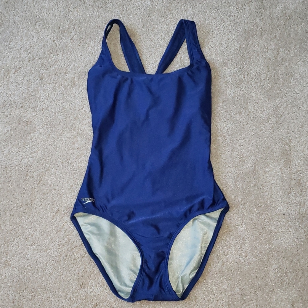 Speedo one piece suit size 10